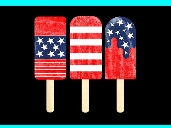 4th of july popsicle white red blue american flag png, icream 4th of july png