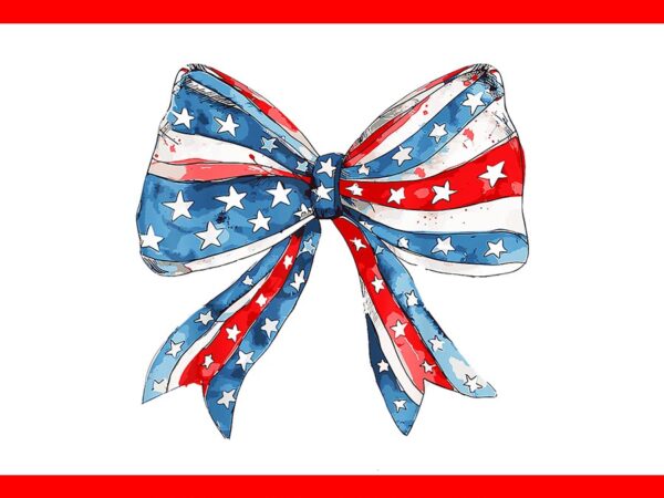 Coquette american girl png, coquette bow png, coquette 4th of july png t shirt vector file