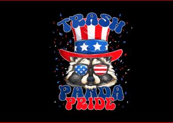 Raccoon Trash Panda Pride Patriotic 4th Of July PNG t shirt design online