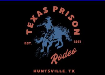 Texas Prison Rodeo Huntsville SVG