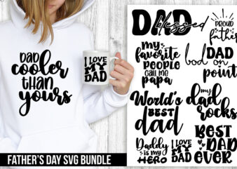 Father’s Day SVG Bundle t shirt graphic design