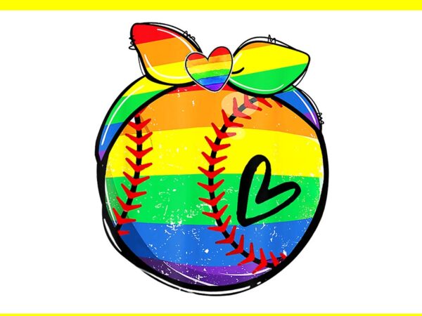 Flag lgbtq sports lover png, baseball lgbt png t shirt graphic design