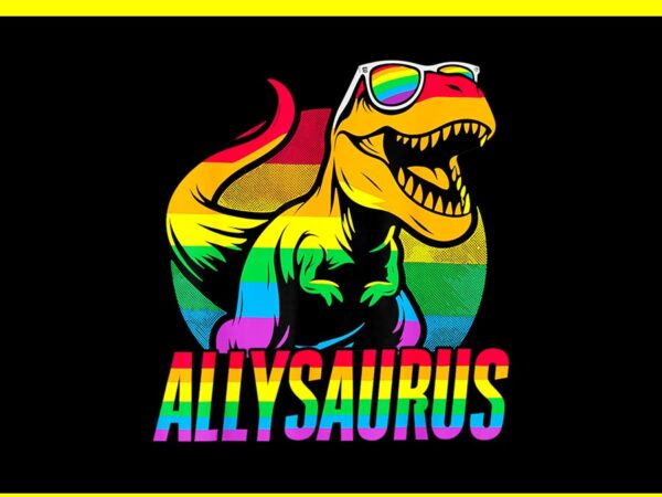 Allysaurus dinosaur lgbt png, dinosaur lgbt png t shirt vector