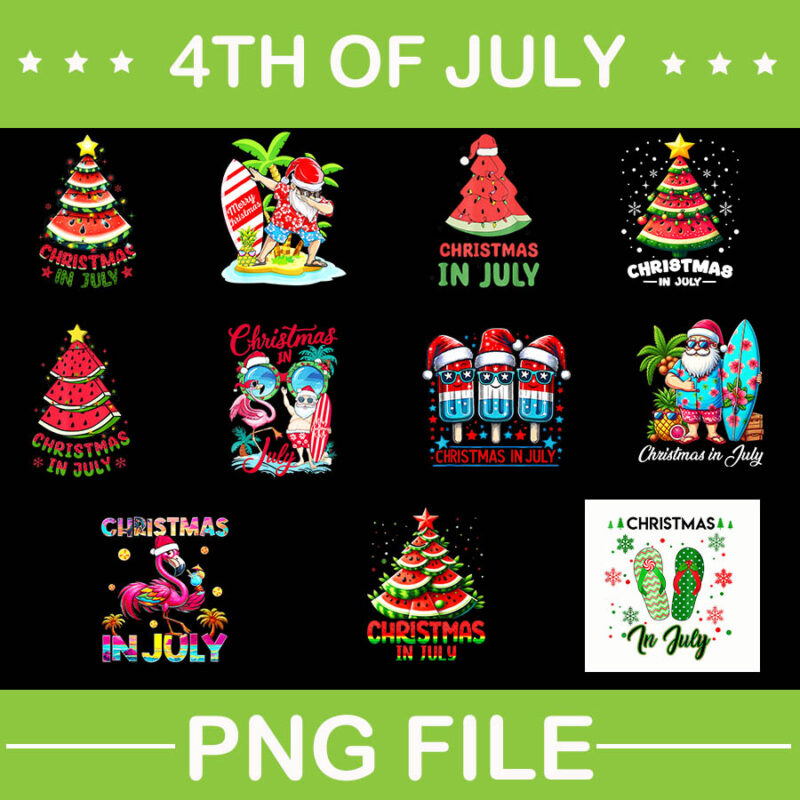 Christmas In July PNG, Watermelon Tree Summer PNG, Christmas In July Watermelon PNG