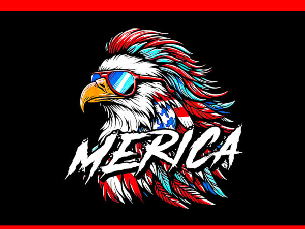 Eagle usa flag png, eagle 4th of july png vector clipart