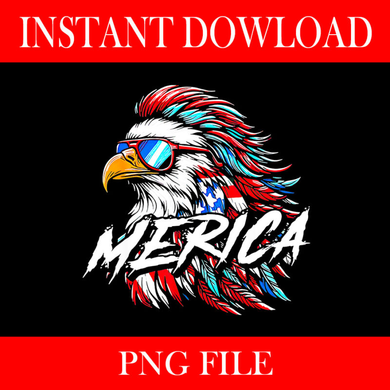 Eagle USA Flag PNG, Eagle 4th Of July PNG