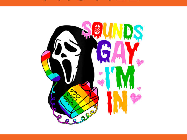 Ghost sounds gay i’m in lgbt png, ghost lgbt png t shirt design template