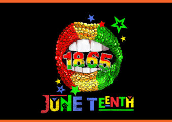 Juneteenth celebrate freedom 1865 png, juneteenth lips png