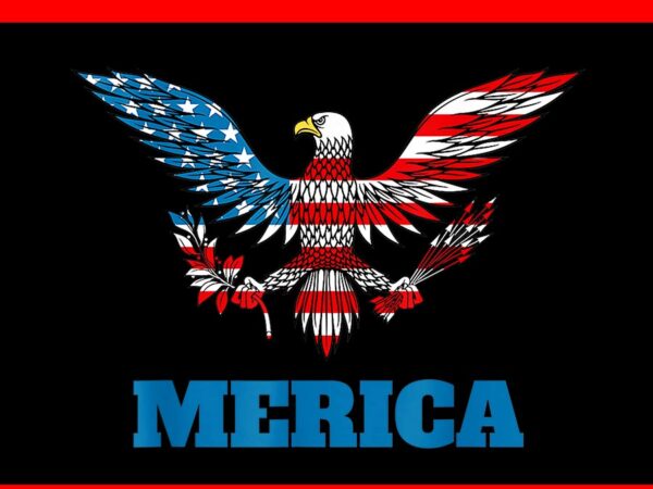 Merica eagle png, merica eagle 4th of july png, eagle usa flag png, eagle july 4th usa merica png t shirt designs for sale