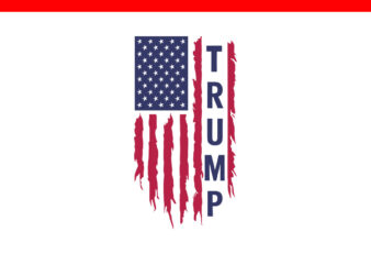 Trump Flag SVG, Trump 2024 Flag SVG t shirt designs for sale