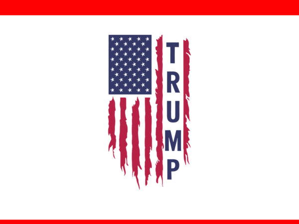 Trump flag svg, trump 2024 flag svg t shirt designs for sale