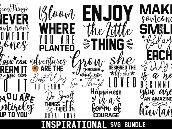 Inspirational svg bundle t shirt design for sale