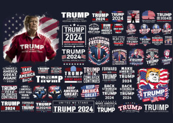 Bundle Trump 2024 Svg, Trump Make America Great Again 2024 SVG