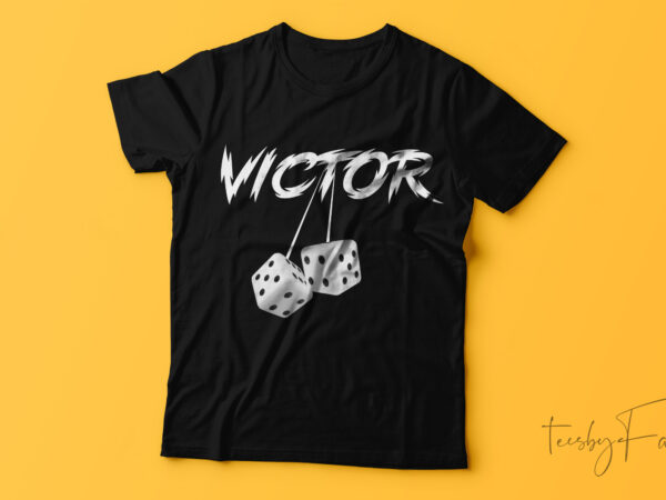 Victor’s legacy t-shirt design.