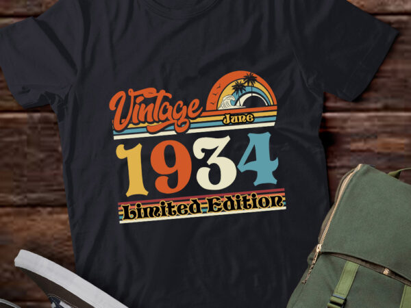 Vintage 1934, 50th birthday, est 1934, birthday gift, born in 1934 ltsd 6 t shirt vector art