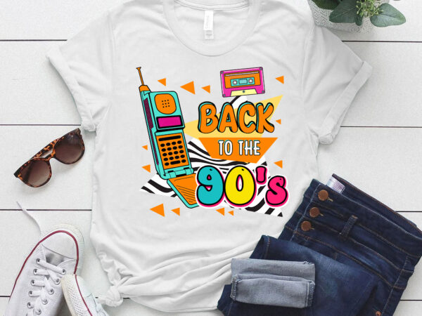 Vintage back to 90s retro 90s cassette birthday party lts-d t shirt vector art