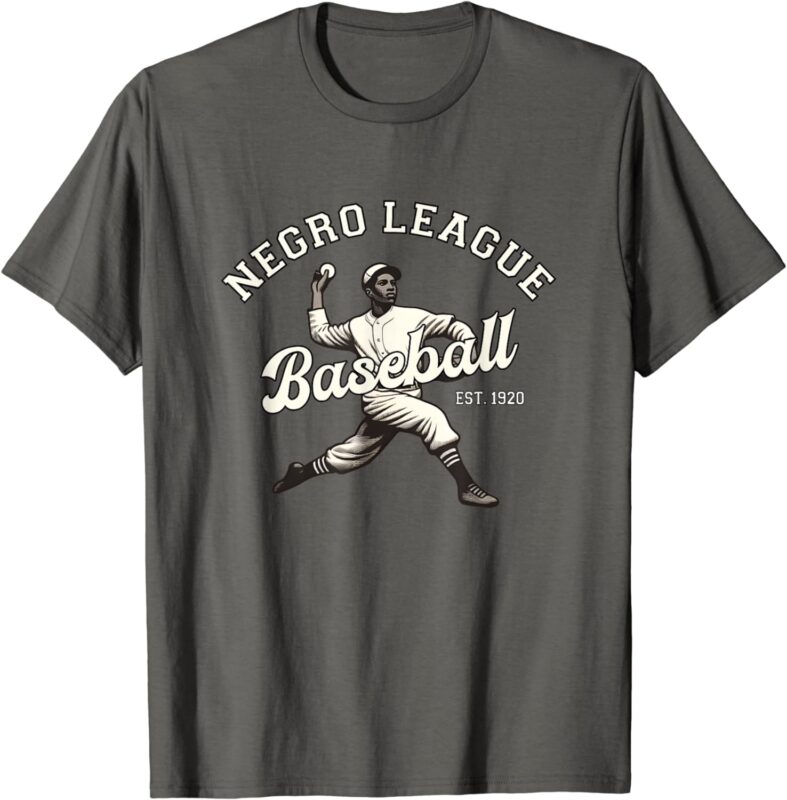 Vintage Negro League Baseball Black History Month T-Shirt