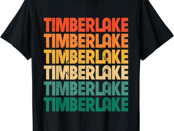 Vintage timberlake first name i love timberlake retro funny t-shirt