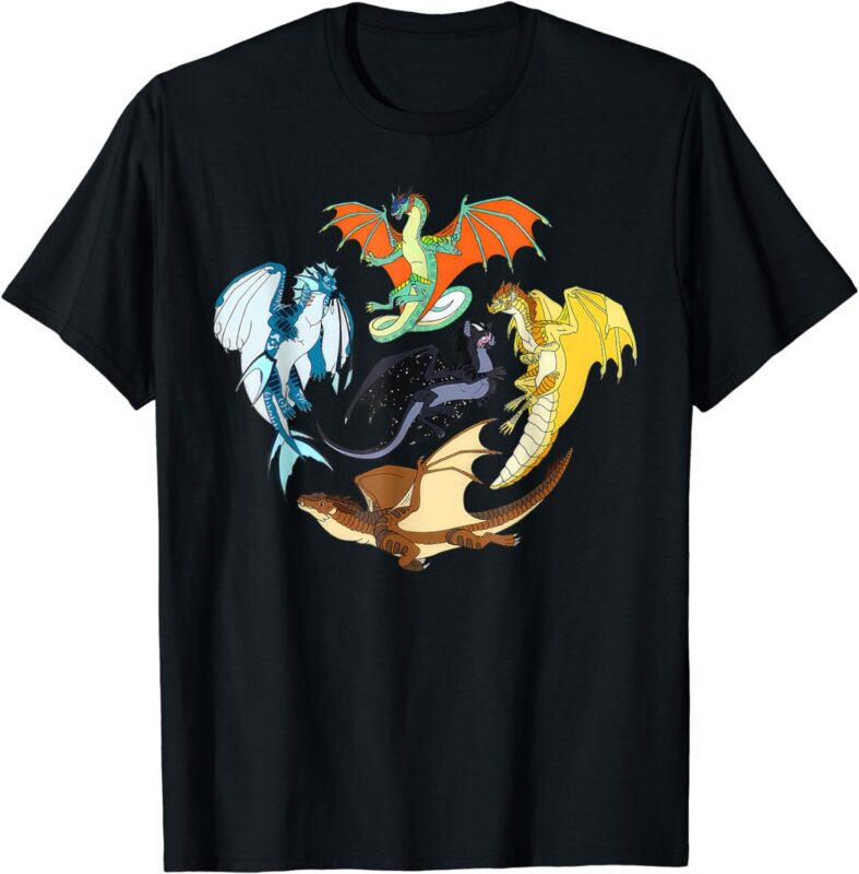 WING OF FIRES LEGENDS FATHOM DARKSTALKER CLEARSIGHT T-Shirt