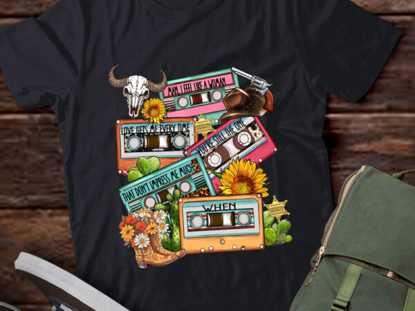 Western 90s cassette retro party country music music lover lts-d t shirt design for sale