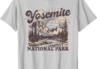 Yosemite National Park California Half Dome Vintage T-Shirt