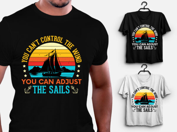 You can adjust the sails fishing boat t-shirt design