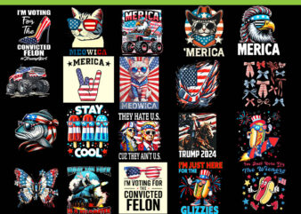 Bundle 4th Of July PNG, Cat Merica PNG, Eagle 4th Of July PNG t shirt template