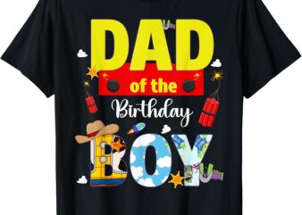 dad and boy, dad of the birthday T-shirt