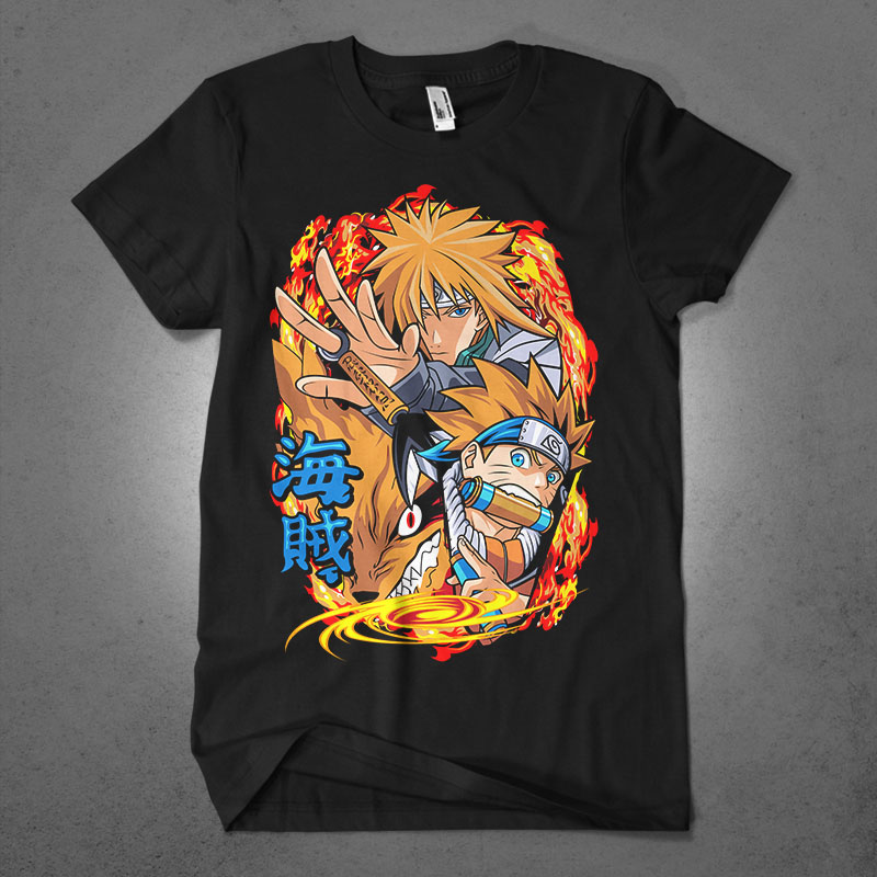 Populer anime lover part 28 tshirt design bundle illustration