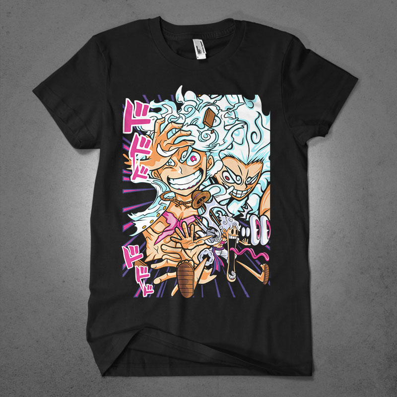 Populer anime lover part 28 tshirt design bundle illustration