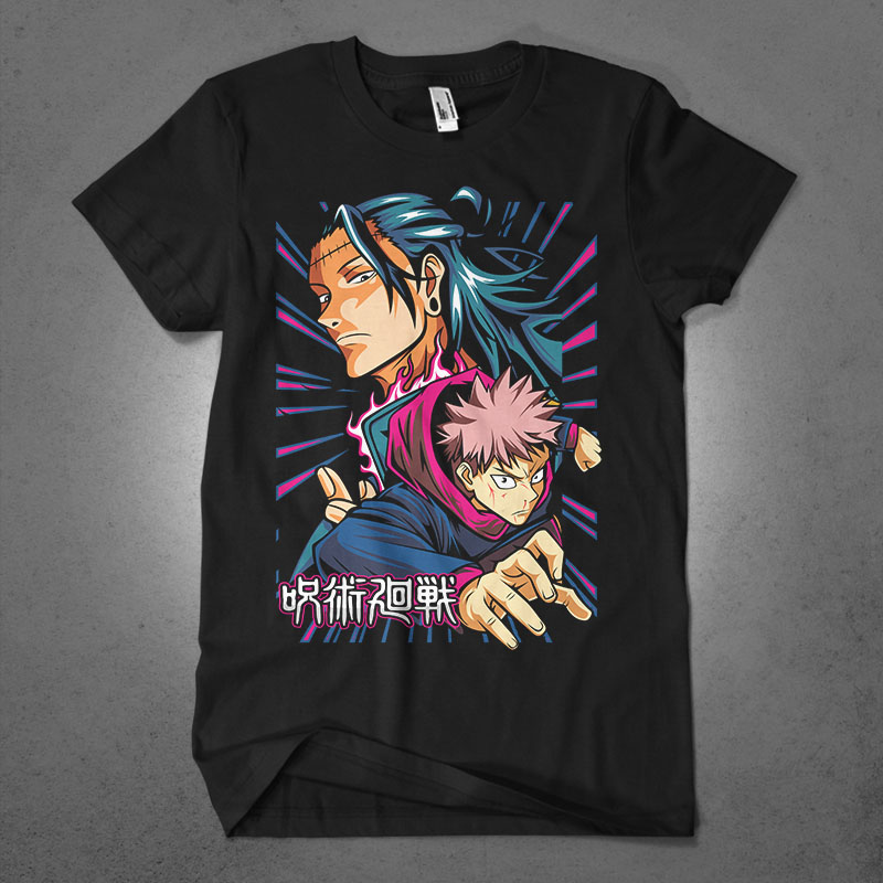 Populer anime lover part 29 tshirt design bundle illustration