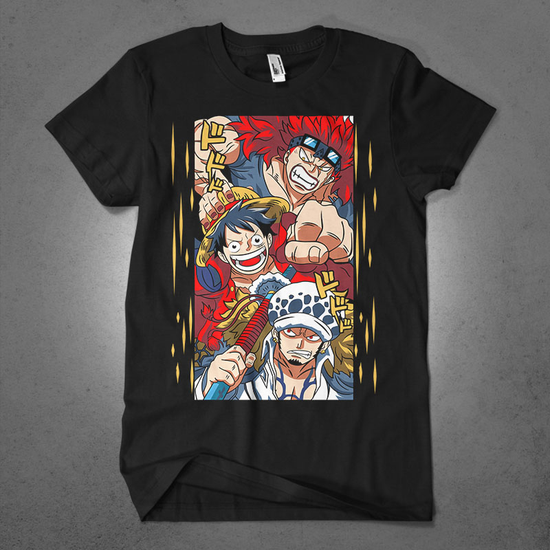 Populer anime lover part 29 tshirt design bundle illustration