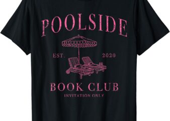 poolside book club T-shirt