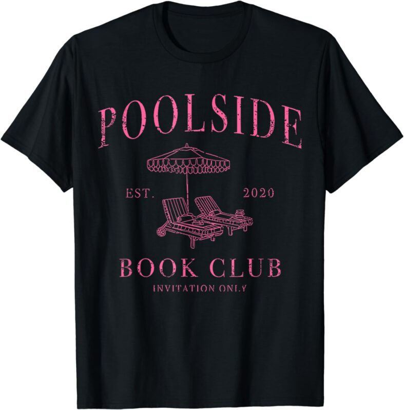 poolside book club T-shirt