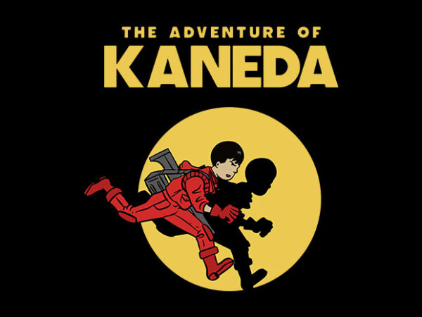 Adventure of kaneda t shirt vector