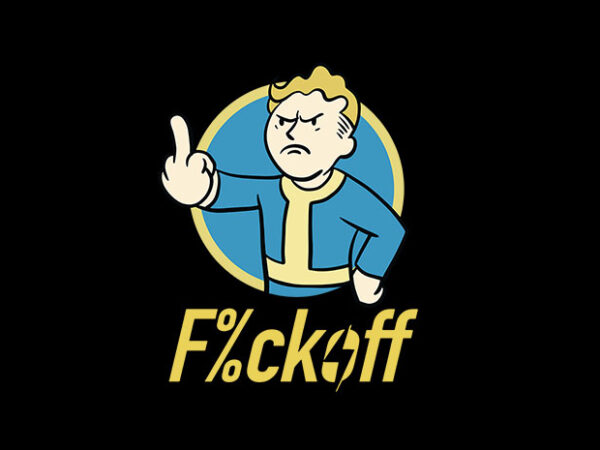 F%ckoff t shirt graphic design