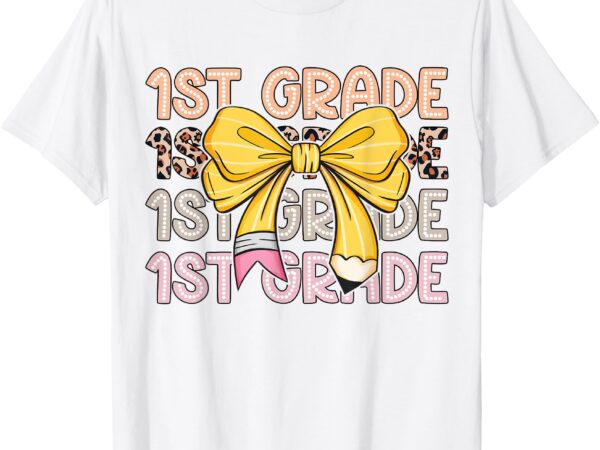 1st grade squad first grade team 1st day of school t-shirt