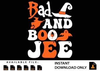 Halloween Funny Ghost This Year 2020 Bad and Boojee Boo Jee T-Shirt