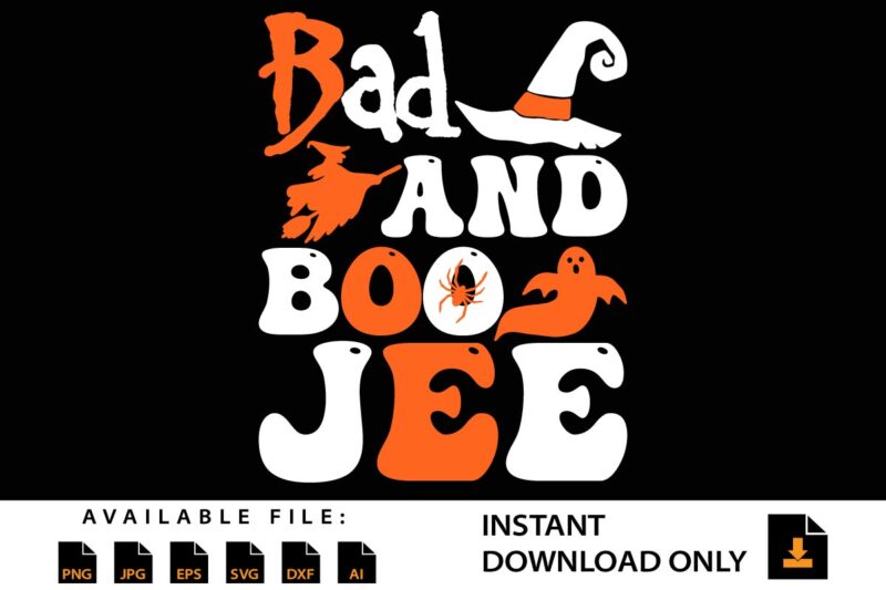 Halloween Funny Ghost This Year 2020 Bad and Boojee Boo Jee T-Shirt