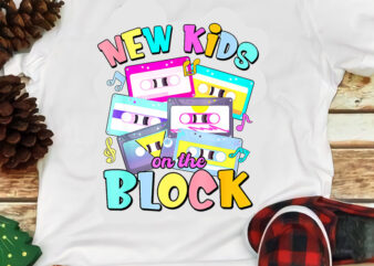 Summertime music new kids PNG, New Kids On The Block PNG t shirt template vector