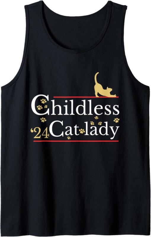 2024 Childless Cat Lady Tank Top