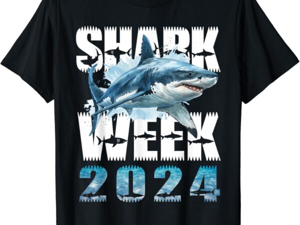 2024 week animal sea shark lover matching squad beach ocean t-shirt