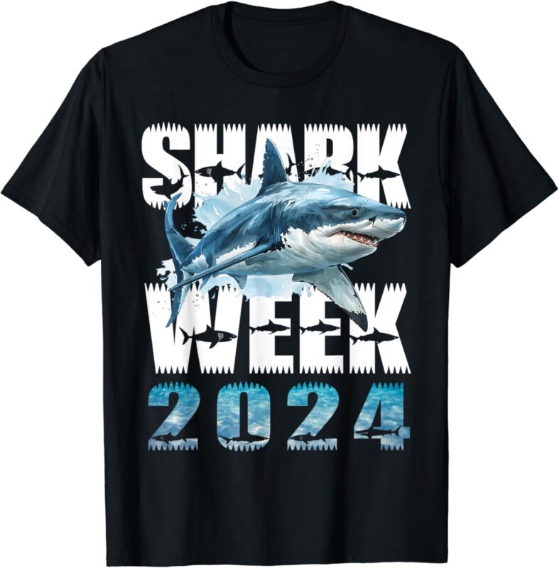 2024 Week Animal Sea Shark Lover Matching Squad Beach Ocean T-Shirt