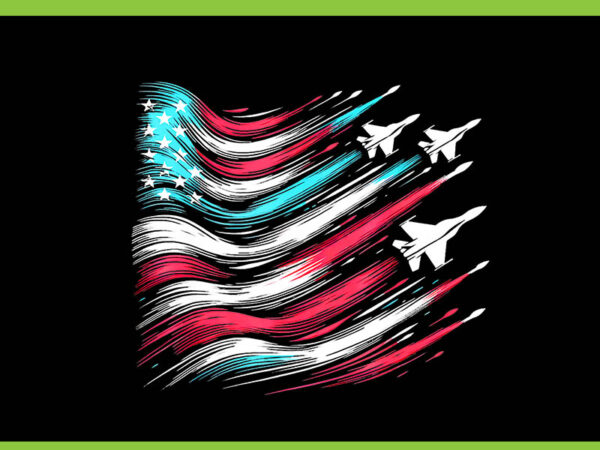 4th of july jet american flag png, jet patriotic usa png