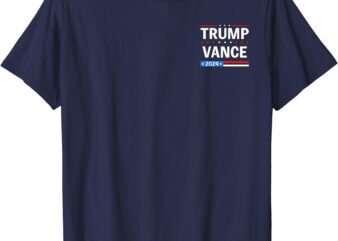 47 Trump vance 2024 vice president America flag vote T-Shirt