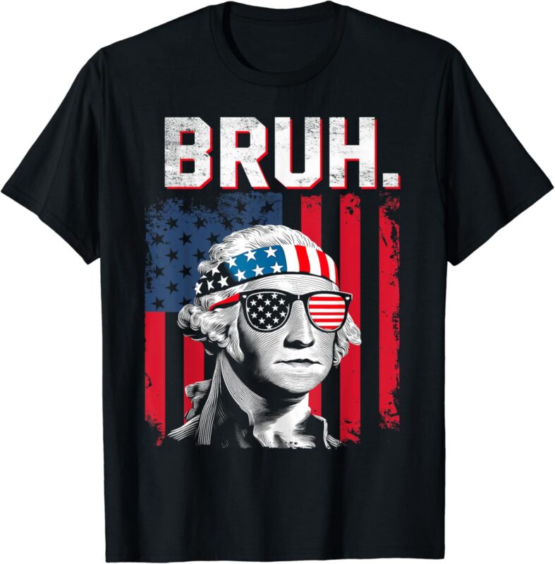 4th of July 2024 George Washington Bruh T-Shirt