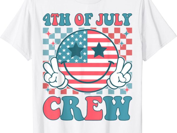 4th of july crew matching family outfits independence day t-shirt