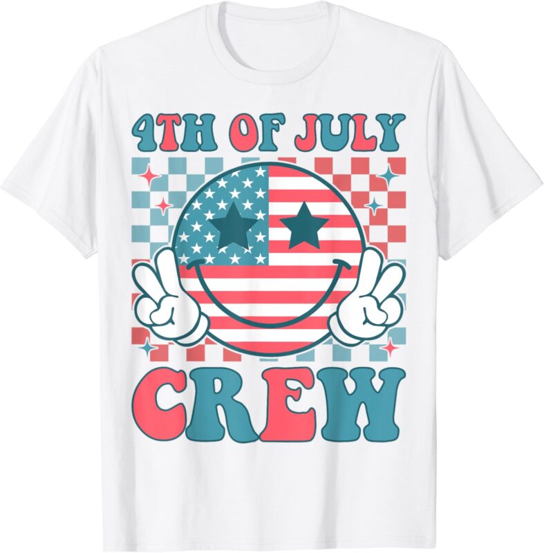 4th of July Crew Matching Family Outfits Independence Day T-Shirt