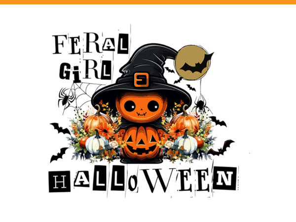 Feral girl halloween raccoon witch vibes png, racoon halloween png t shirt graphic design