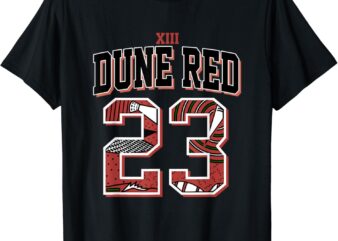 90s Retro Number 23 Dune Red 13s Matching T-Shirt